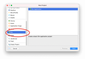 Creating a new Elm Project in IntelliJ
